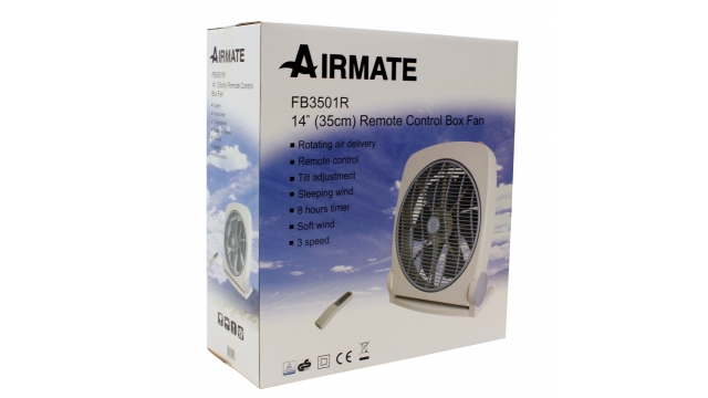 Airmate Box Ventilator + Afstandsbediening 8u Timer