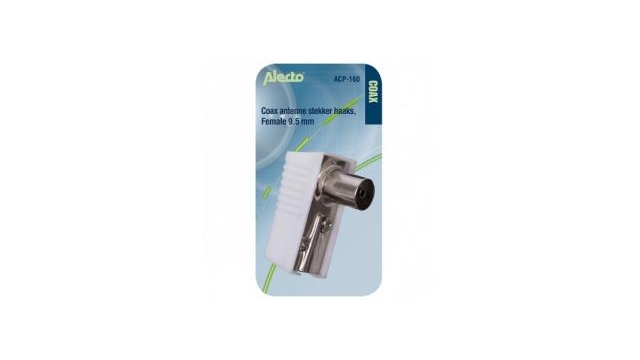 Alecto ACP-160 Coax Plug Haaks Female