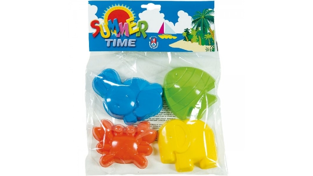 Androni Summer Time Zandvormpjes Dieren 4 Stuks