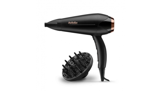 Babyliss D570DE Turbo Shine Föhn 2200W Zwart/Rosé