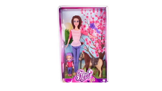 Fleur Pop met Pony + Kind + Accessoires