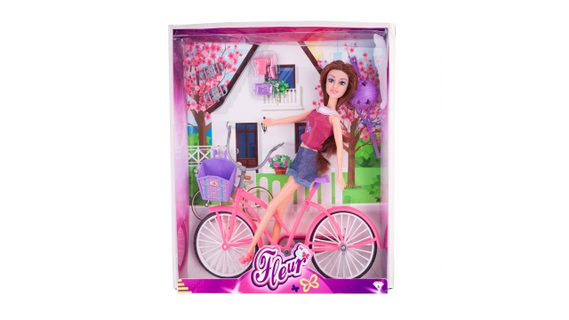 Fleur Pop met Fiets + Accessoires