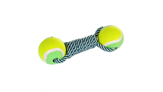 Hondentouw met 2 Ballen 22 cm