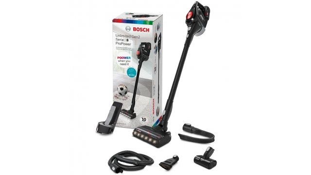 Bosch BCS82POW15 ProPower Unlimited 8 Steelstofzuiger Zwart