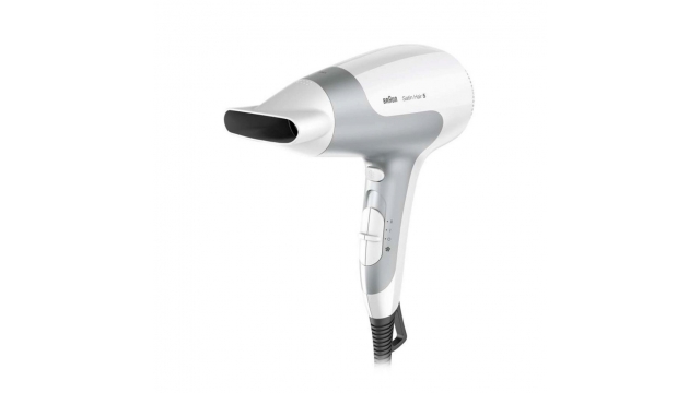 Braun BRHD580E Satin Hair 5 Power Perfection Haardroger 2500W Wit/Zilver