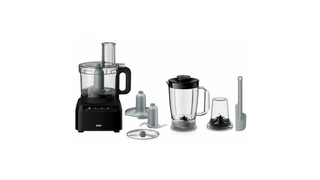 Braun FP3132BK PurEase Foodprocessor Zwart