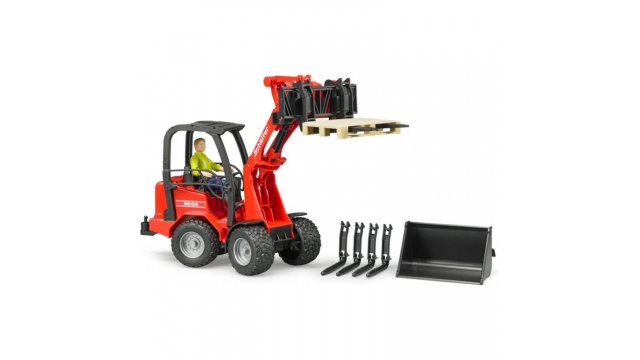 Bruder 2630 Schaeffer Shovel met Voorlader en Accessoires