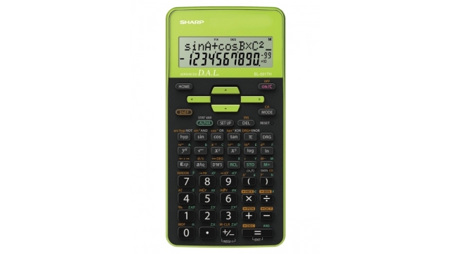 Citizen SH-EL531THGR Calculator Sharp EL531THGR Zwart-groen Wetenschappelijk