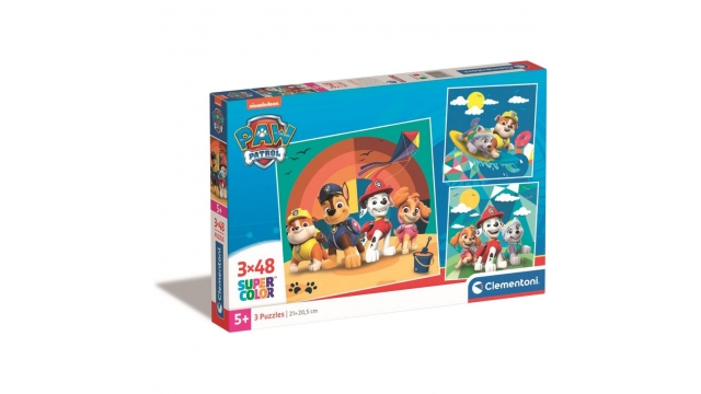 Clementoni Paw Patrol Puzzel 3x48 Stukjes