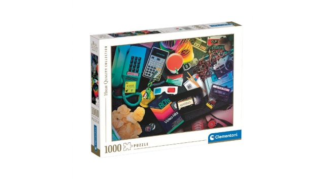 Clementoni Puzzel Eighties Nostalgie 1000 Stukjes