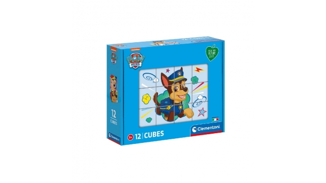 Clementoni Paw Patrol Cubi 12 Blokken