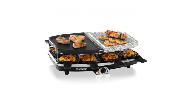 Cloer 6435 Raclettegrill met Natuursteen 1200W