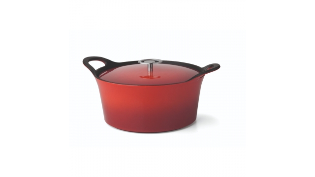 Cuisinox Volcan Gietijzeren Braadpan 24 cm Rood