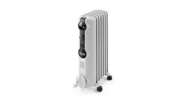 Delonghi TRRS0715 Oliegevulde Radiator Wit/Zwart