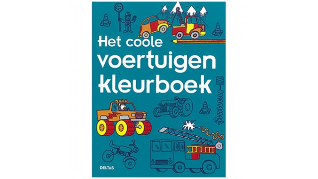 Deltas Kleurboek Coole Voertuigen