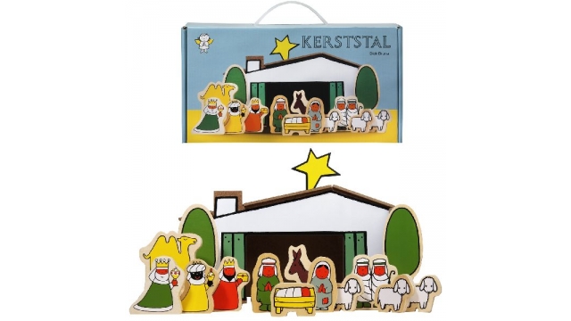 Dick Bruna Houten Kerststal