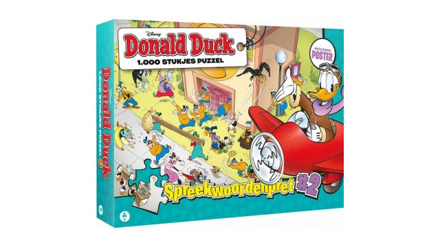 Disney Donald Duck Puzzel Spreekwoordenpret 2 1000 Stukjes + Poster