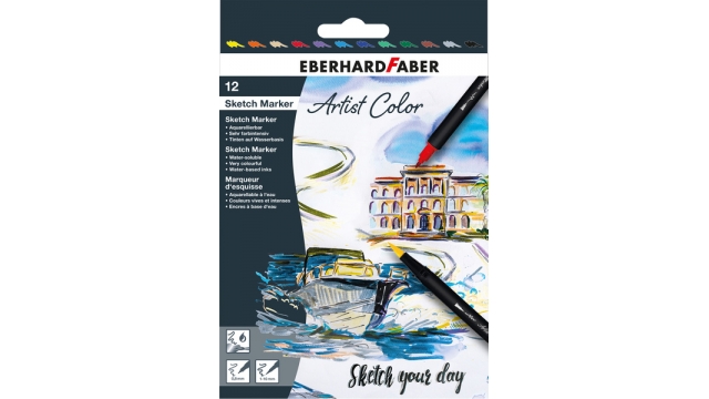 Eberhard Faber EF-558212 Sketch Marker 12 Stuks