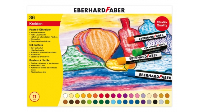 Eberhard Faber EF-522036 Oliepastelkrijt EFA 11mm Doos A 36 St Assorti
