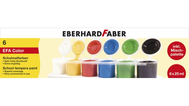 Eberhard Faber EF-575506 Schoolverf Assorti 6x25ml