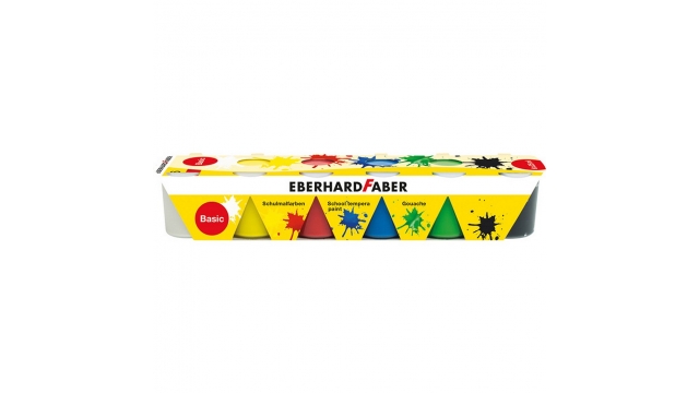 Eberhard Faber EF-575509 Schoolverf Tempera 6 Potjes