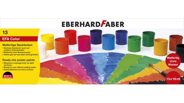 Eberhard Faber EF-575613 Verfset 13 Potjes Kant En Klaar