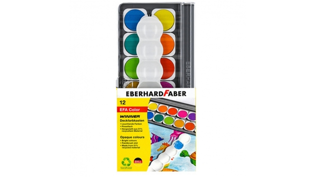 Eberhard Faber EF-578312 Verfdoos Winner 12 Kleuren