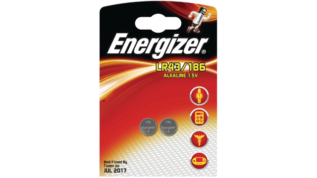 Energizer EN-639319 Alkaline Batterij Lr43 1.5 V 2-blister