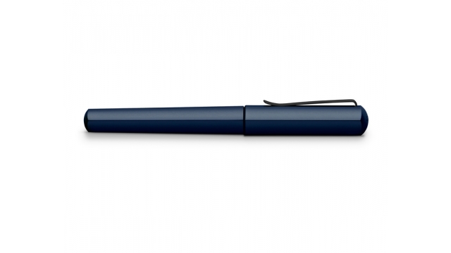 Faber Castell FC-150540 Vulpen Hexo Blauw M Schrijfkleur Blauw