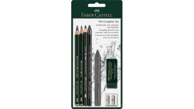 Faber Castell FC-112997 Potloodset Faber-Castell Pitt Graphite 7-delig Op Blister