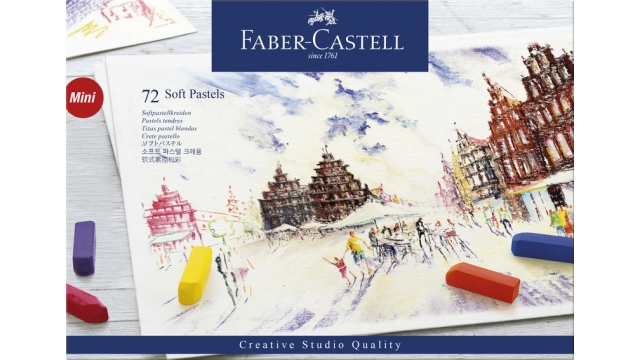 Faber Castell FC-128272 Pastelkrijt Halve Lengte Etui à 72 Stuks