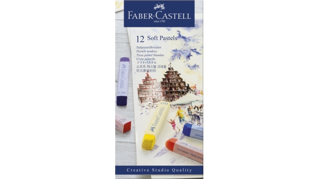 Faber Castell FC-128312 Pastelkrijt Creative Studio Softpastel 12 Delig Etui