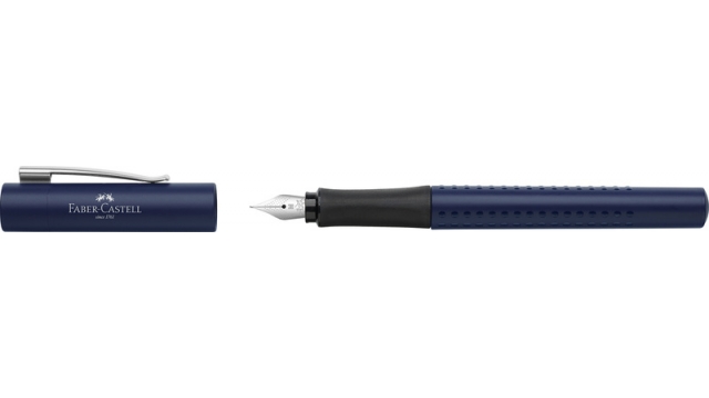 Faber Castell FC-140804 Vulpen Faber-Castell Grip 2011 M Klassiek Blauw