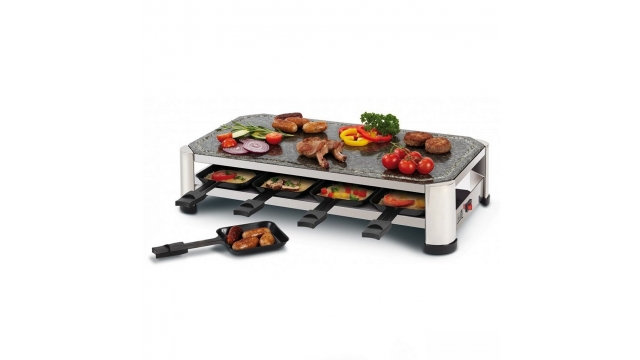 Fritel 142081 Steengrill Raclette RVS/Zwart