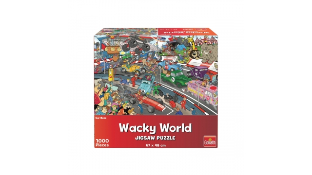 Goliath Wacky World Puzzel Car Race 1000 Stukjes