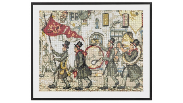 Grafix Diamond Painting Anton Pieck Fanfare 40x50cm