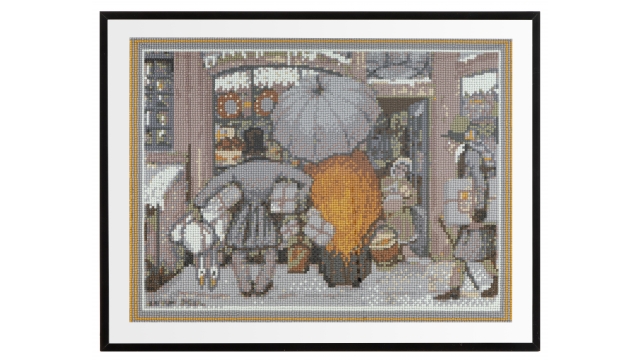 Grafix Diamond Painting Anton Pieck Etalage 40x50cm