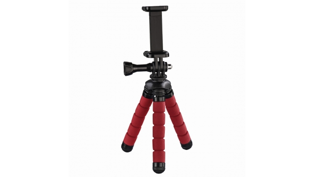 Hama Ministatief Flex Voor Smartphone En GoPro 14 Cm Rood