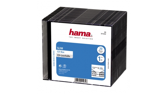 Hama Cd Slim Box 20-P. Red