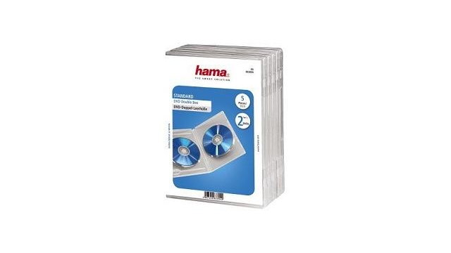 Hama Dubbele DVD Box Transparant 5stuks