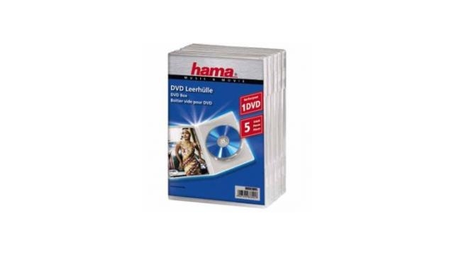 Hama DVD Box Transparant 5Pak