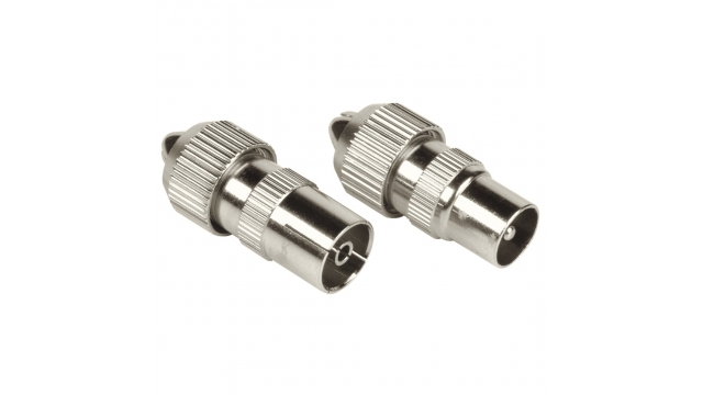 Hama Coax-set Metaal Connector/koppeling Schroefbaar