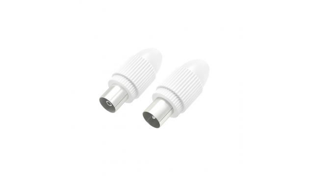 Hama Coax-set Connector/koppeling Klembaar