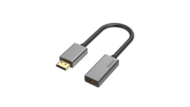 Hama Video-adapter DisplayPort-stekker - HDMI™-aansluiting Ultra-HD 4K@60Hz Alu