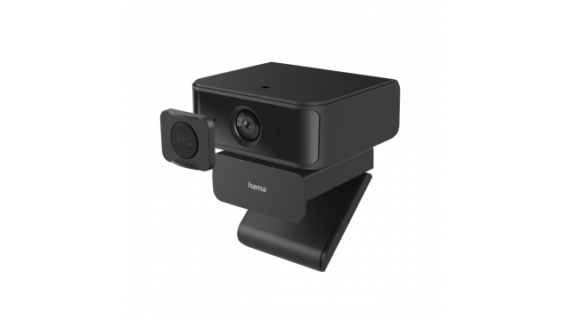 Hama PC-webcam C-650 Face Tracking 1080p USB-C Voor Videochat/vergaderen