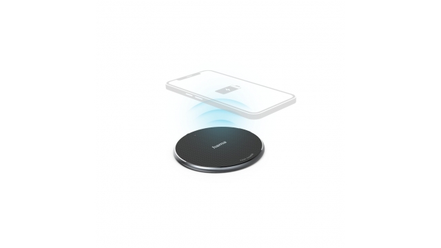 Hama Wireless Charger Set QI-FC10 10 W Draadl. Smartphone-oplaadpad Zwart