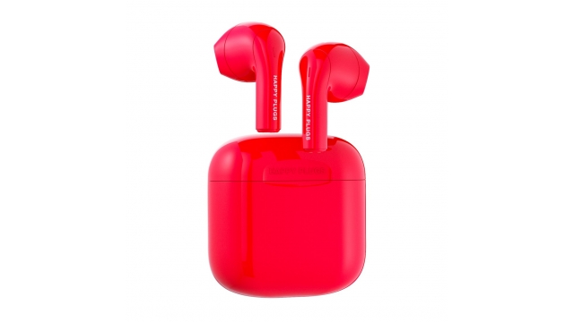 Happy Plugs Hoofdtelefoon True Wireless Joy Rood