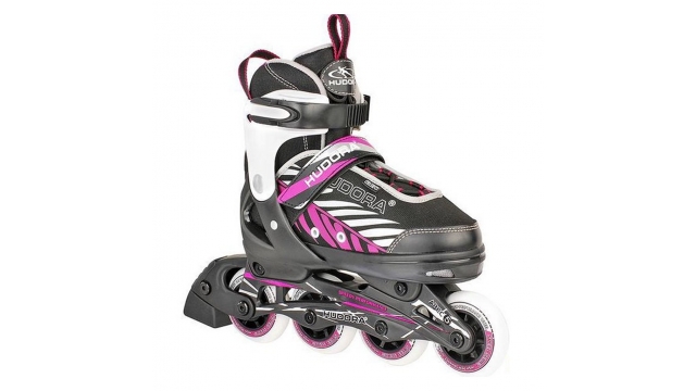 Hudora Inline Skates 29-32 Zwart/Roze