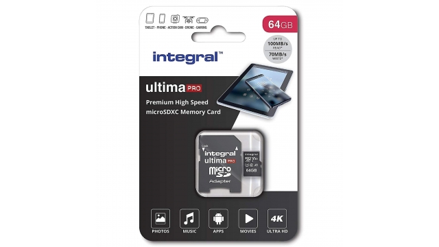 Integral Micro-sdxc V30 100/70mb 64gb