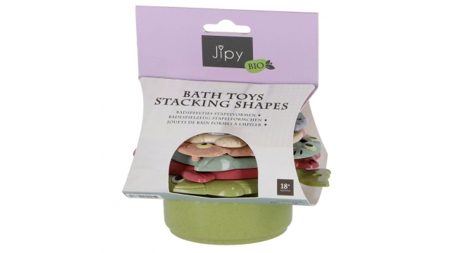 Jipy Bioplastic Stapelvormen Badspeeltjes